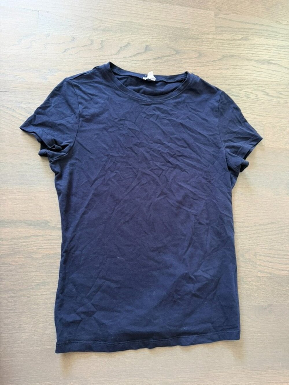 Garage Navy Blue Fitted Baby Tee Size Medium